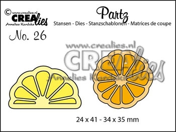  Crealies Die Blomst - citron
